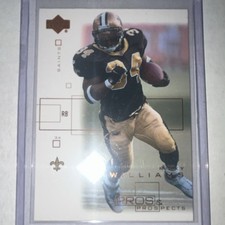 Upper Deck 2001 Ricky Williams #54 New Orleans Saints Football Card