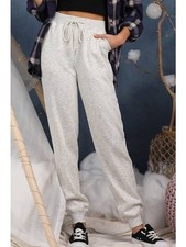 Womens Casual Jogger Pants With Pockets, Elastic Waist And Drawstring. NWT