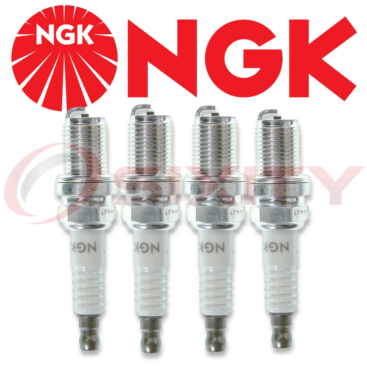 Set of 4 NGK R5671A-8 V Power Racing Turbo Nitrous Spark Plugs Kit Pack # 4554