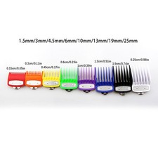 8PCS/Set Universal Hair Clipper Trimmer Cutting Guide Comb Guards For Wahl 8148