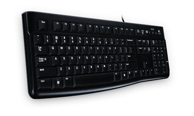 USB Tastatur Logitech K120 Kabel 1.5m QWERTZ Deutsch Schwarz
