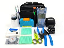 FTTH Fiber Optic Termination Tool Kit Optical Power Meter Cable Cleaver 6C