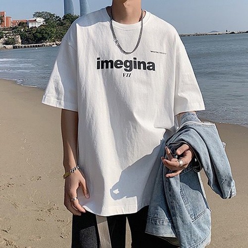 Mens Casual Short Sleeve Printed T Shirt Crew Neck Blouse for Summer Wear - Picture 10 of 38