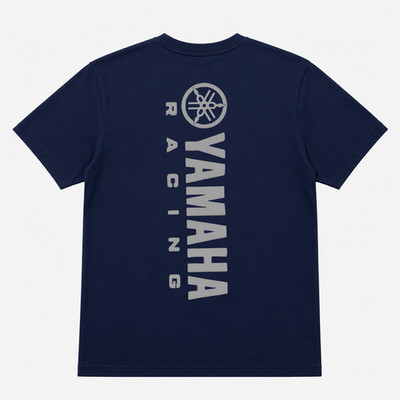 MENS GRAPHIC MOTORCROSS RACING LARGE  LOGO T SHIRT NAVY 