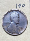 1924-D LINCOLN WHEAT CENT, Low Mintage DATE, #190