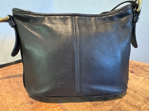 Bolso de Hombro COACH EE. UU. Hecho en Guante Negro Cuero de Vaca Curtido Vale la pena 4143 - Imagen 14 de 18