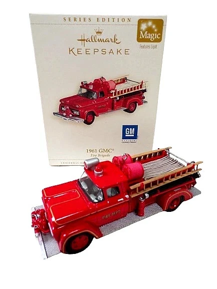hallmark fire truck ornament products for sale | eBay