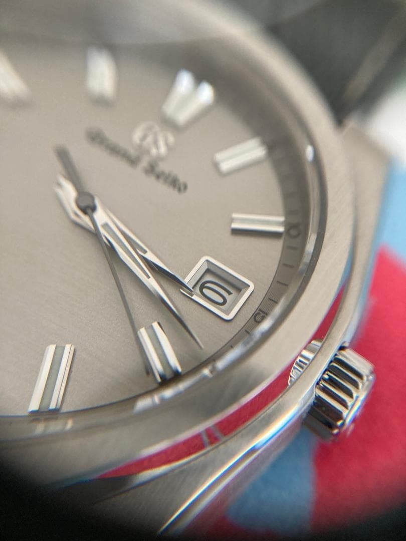Grand Seiko SBGV245 Silver Gray Dial 40mm Quartz Nylon Strap Watch