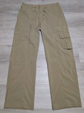 Nike ACG All Conditions Gear Womens Khaki Cargo Pants Size 8 Drawstring Tan