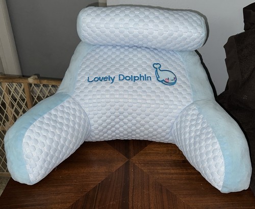 Lovely Dolphin Bedside Backrest Pillow Wedge