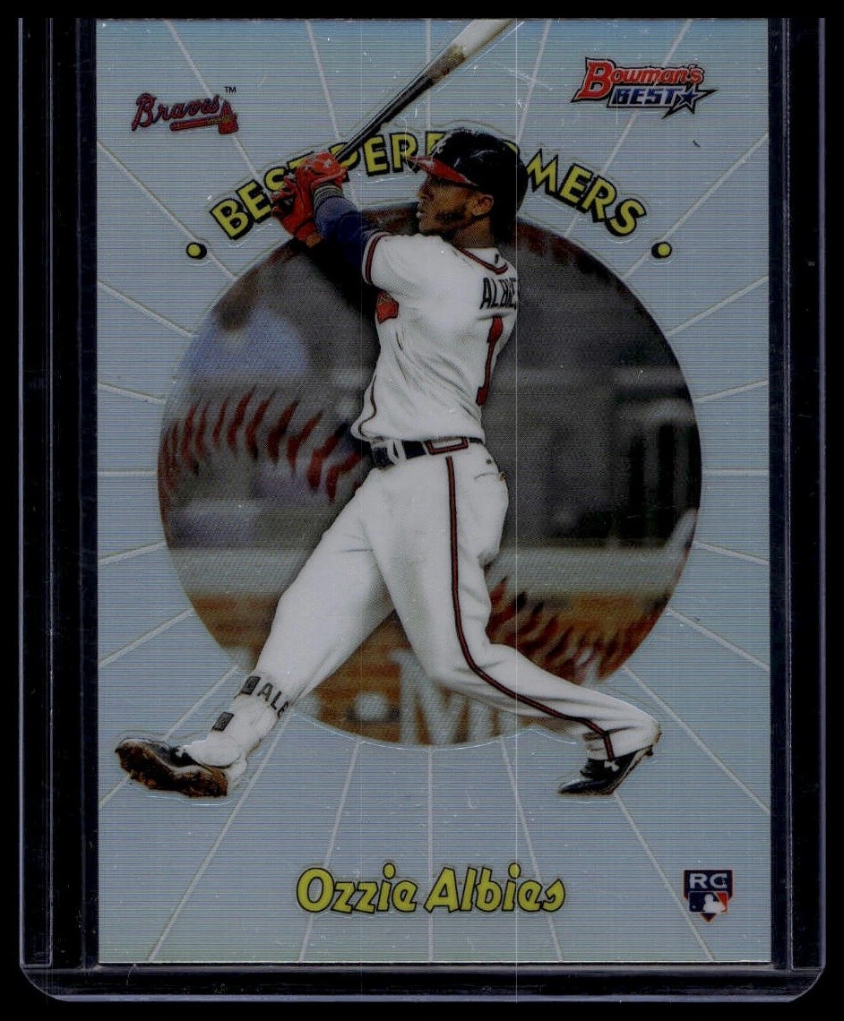 Ozzie Albies 2018 Bowman's Best 1998 Best Performers Refractor Rookie Braves