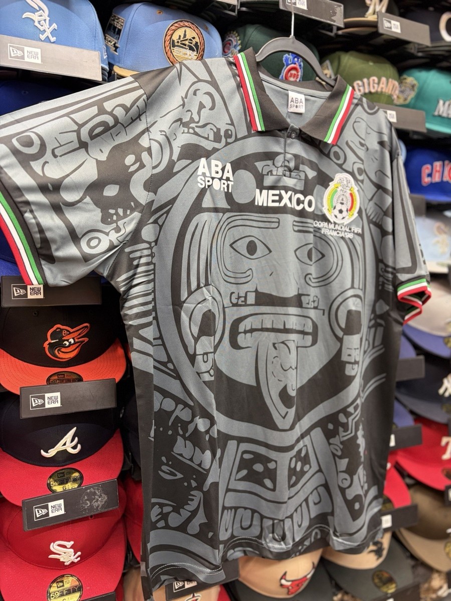 ウェア  Mexico National Team Jersey M Mexico National Team Black Retro 1998 Jersey (Sz 3XL) | eBay