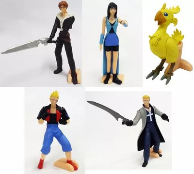 Final Fantasy VIII Figures Set of 5 HG Series Sciore Leonhart Rinoa Zell Din Cid