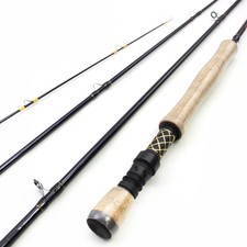 Canna da Pesca 7ft Fibra di Carbonio Spinning Ultraleggera Alta Sensibilità Azione Rapida