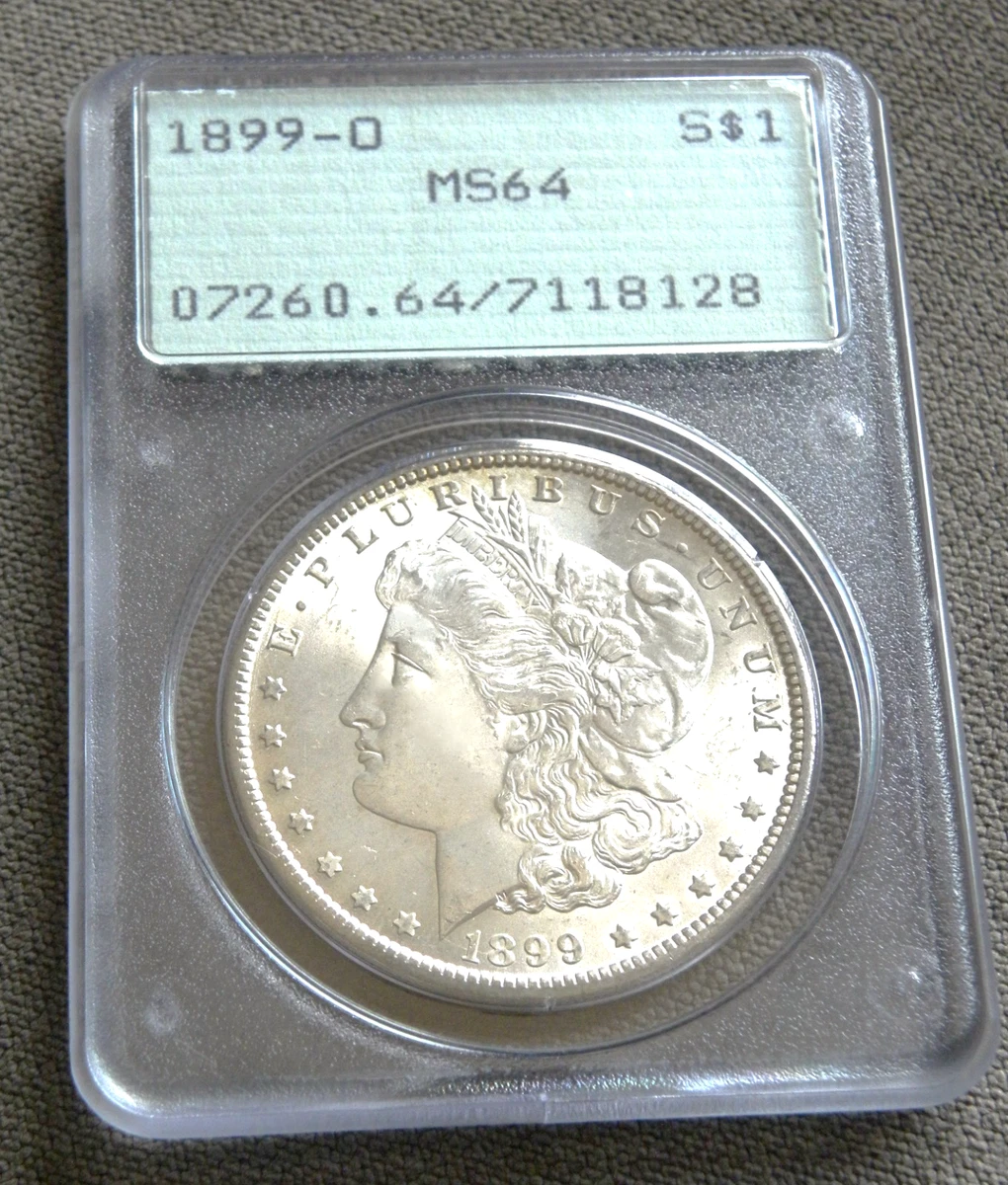 MS 64 Graded 1899 Year Morgan US Dollars (1878-1921) for sale | eBay