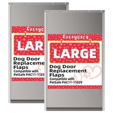 2PACK Large Dog Door Replacement Flap with Screws,Doggie Door Replacement Fla...