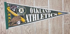 Oakland Athletics A's Felt Pennant Primary Design 30” We Will Put In Sleeve