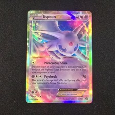 Carta Pokemon Holo Espeon EX 52/122 XY Breakpoint ultra rara
