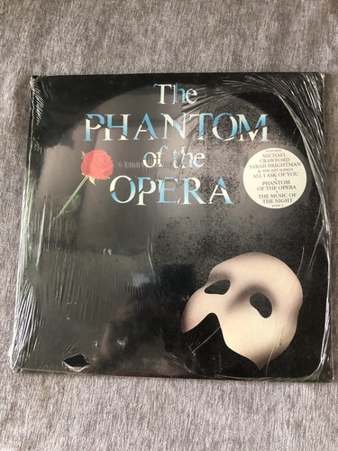 The Phantom of the Opera 12" Vinyl LP Record—mostly still in shrink wrap