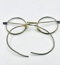 Round Wire Rim Eyeglasses Frames Steampunk Spectacles Cable Temples Vintage