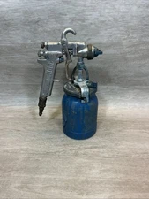 Binks 2001 Spray Gun with Aluminum Cup READ TESTED Ugly
