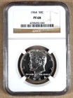 1964 PROOF KENNEDY HALF DOLLAR NGC PF68 450040