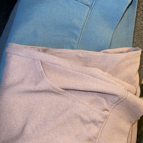 Denim & Co. Active Reg. Heavenly Jersey Ankle Jogger M Pink & Blue Bayou A677926