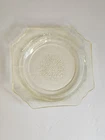 Vintage Hocking Princess Yellow Depression Glass Bread Plate ~Radioactive~