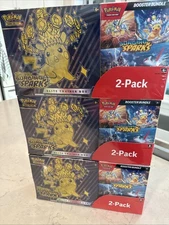 Pokemon S&V Surging Sparks Costco  2 Pack - Lot Of 3 - Sealed