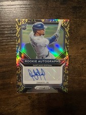 2021 Panini Prizm Rookie Autographs Santiago Espinal #RA-SE (AU, RC) /35