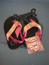 NEW W/tag OP Girls Flip Flops Smal Sz 5-6