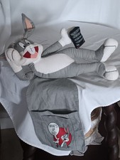 Vintage 90s Bugs Bunny Remote Holder Stuffed Animal