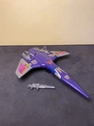 Transformers G1 Cyclones Decepticon Jet w/ Gun - 1996 Hasbro Vintage - READ