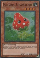 Naturia Strawberry - HA04-EN021 - Super Rare - 1st Edition - Moderately Played