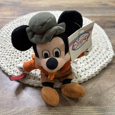Disney Mickey Mouse Bob Cratchit Bean Bag Plush 9  NEW w TAG