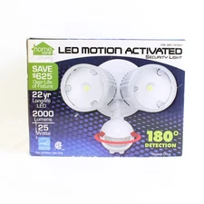 Costco Home Zone Security LED Motion Activated Security Light 2000 Lumens White