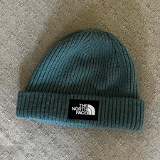 The North Face Green Solid Beanie Hat