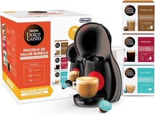 Image of NESCAFÉ Dolce Gusto EDG210.B Piccolo XS Manual Coffee Machine Black by DeLonghi