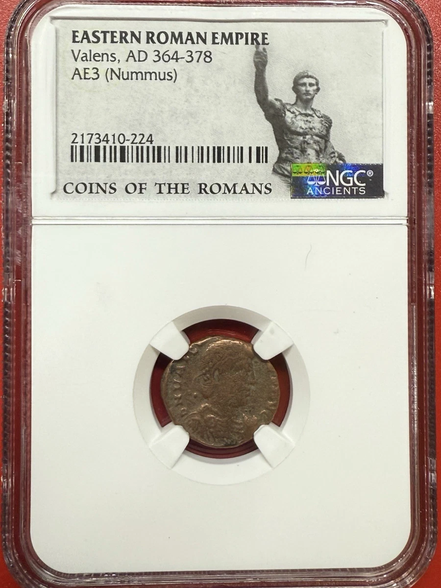 Valens NGC Certified Roman Imperial Coins (27 BC-476 AD) for sale