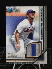 2023 Topps Museum Pete Alonso Meaningful Material Relic Patch 03/20
