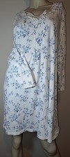 Long Sleeve Carole Hochman Nightgown Cotton Poly Knit Large Comfy