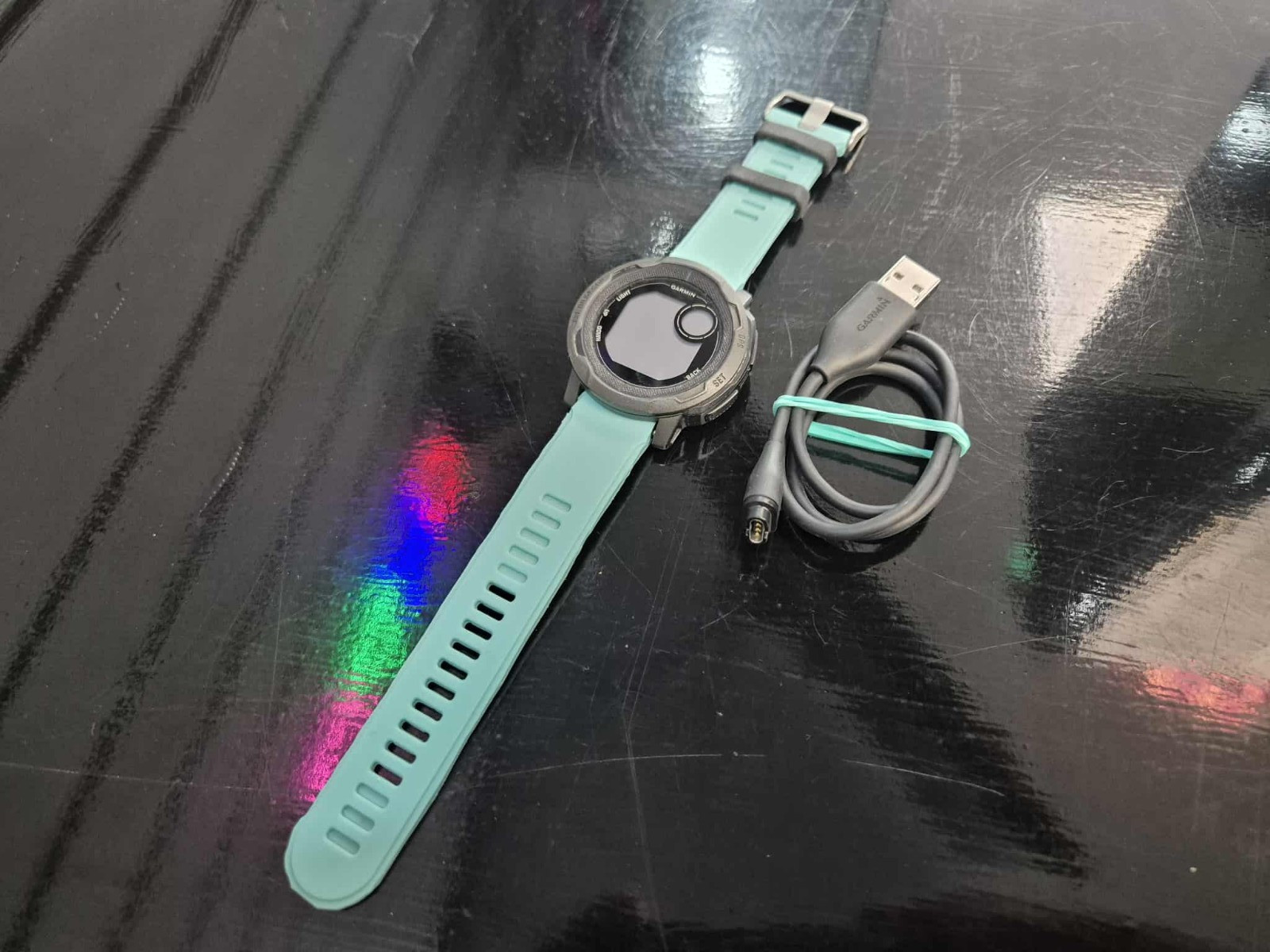 Reloj inteligente solar Garmin Instinct 2, usado sin caja entrega rápida