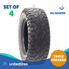 Set Of 4 Used Lt 27570r18 Goodyear Wrangler Duratrac 125122r - 7-832