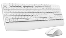 Bluetooth Keyboard and Mouse, COE200 USB + Bluetooth Multi Device, Ergonomic ...
