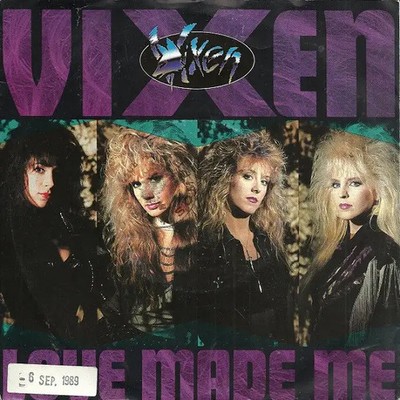 Vixen Love Made Me Vinyl Single 7inch NEAR MINT Emi Usa