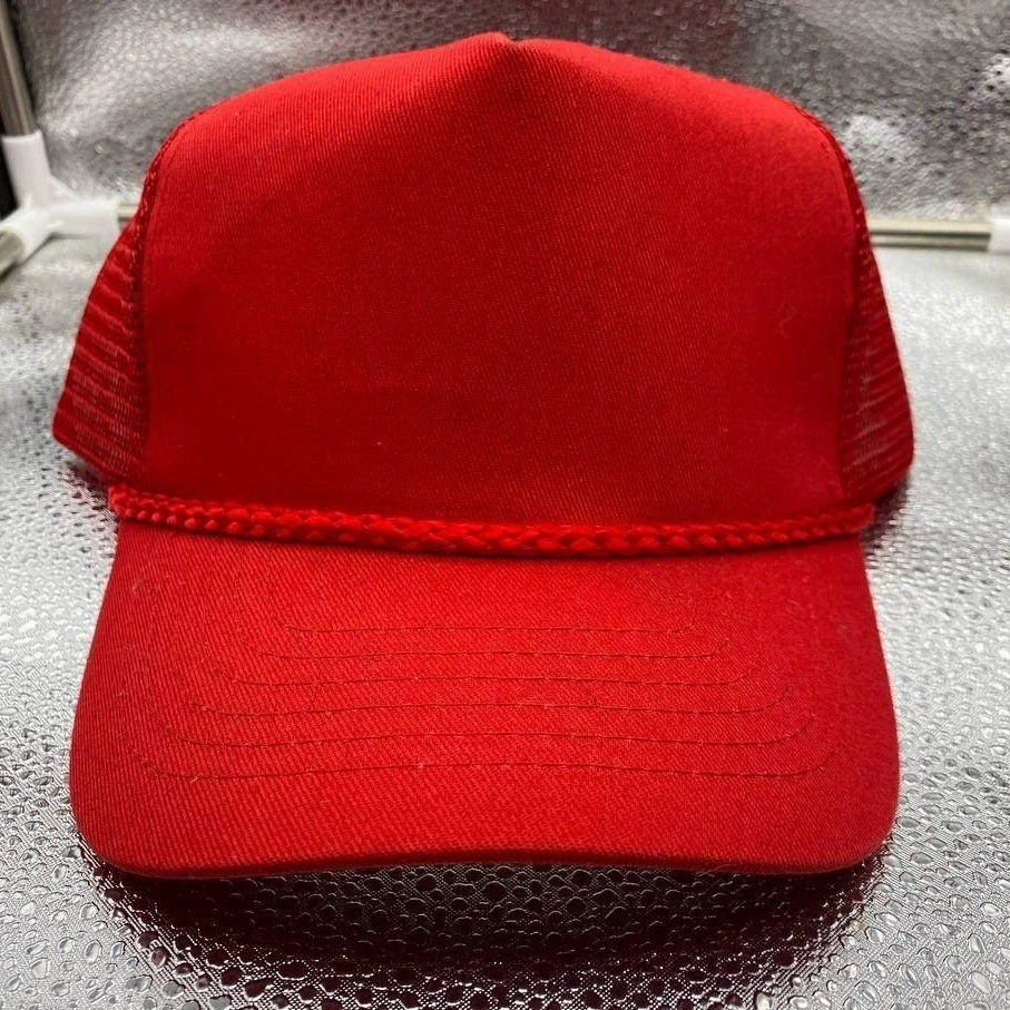 90s MADE IN USA VINTAGE OLD CAP RED キャップ Las mejores ofertas en Red Cap Sombreros vintage 1990s para Hombre