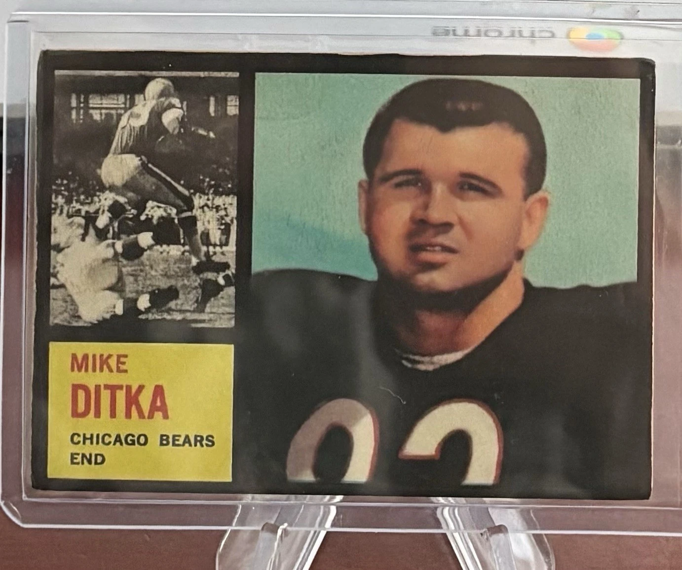 Mike Ditka trading card