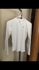 Women's Adidas White Long Sleeve size S VGUC 