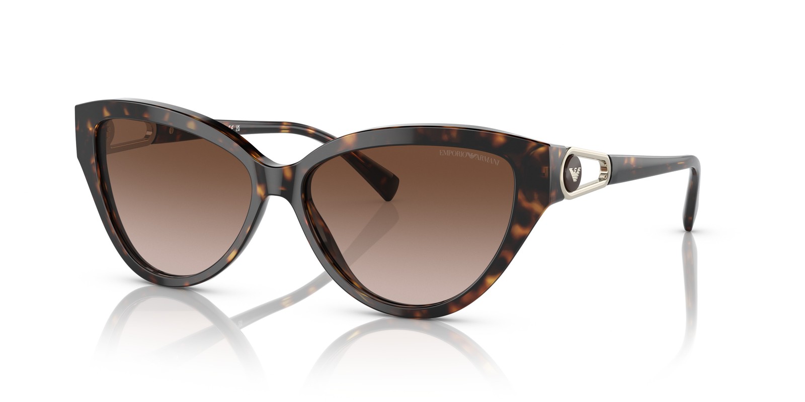 Emporio Armani 0EA4192 502613 Блестящие солнцезащитные очки havana Cat eye 18990₽