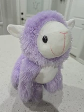Purple Llama or Sheep 10" plush w/sparkle threads w/Tag